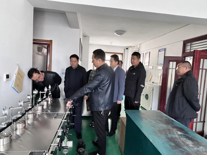 慶陽市市場監(jiān)督管理局赴甘肅恒達工程檢測有限公司開展專項調研